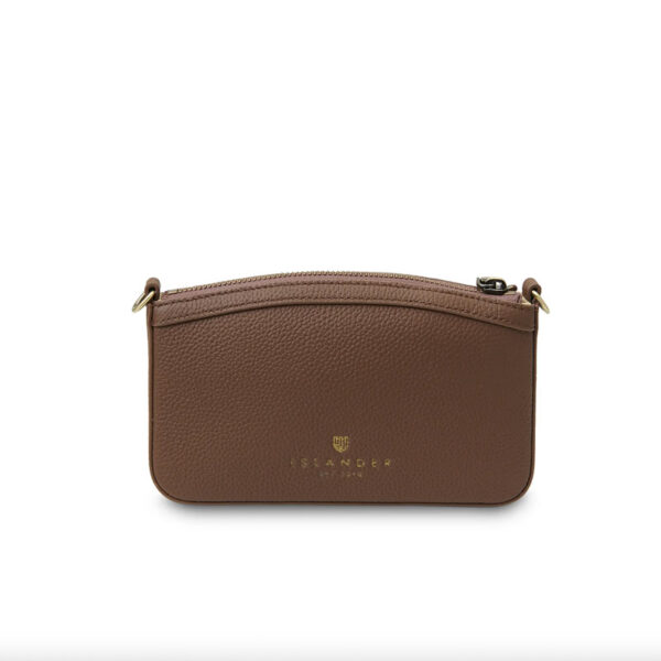 Harris Tweed Shoulder Bag, The Ailsa, Chestnut Tartan