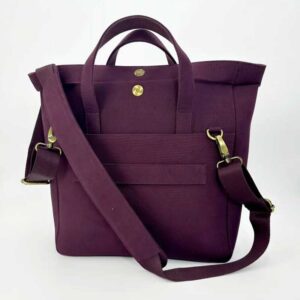Harris Tweed Travel Messenger Bag In Pastel Pink