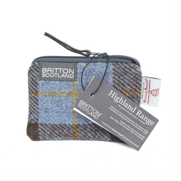 Harris Tweed Highland Card Purse Mcleod Plaid