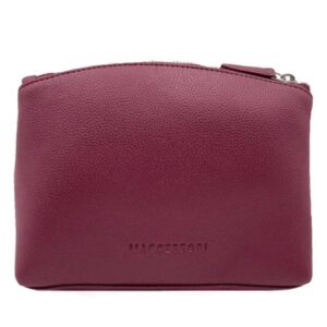 Harris Tweed Cosmetic Bag In Purple Check