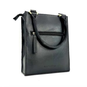 Harris Tweed Quilt Mini Tote Bag In Charcoal