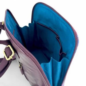 Harris Tweed Backpack In Pastel Pink