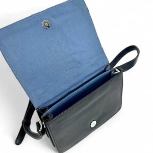 Harris Tweed Quilt Shoulder Bag In Blue