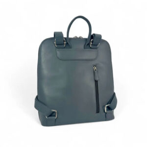 Harris Tweed Backpack In Turquoise Herringbone