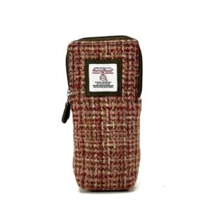 Harris Tweed Double Glasses Sleeve in Maple