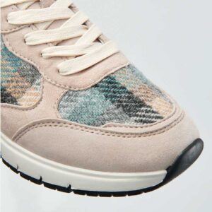 Harris Tweed The Rosie Trainer Shoe Islander Tartan