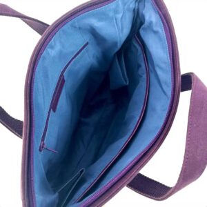 Harris Tweed Travel Messenger Bag In Pastel Pink