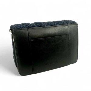Harris Tweed Quilt Shoulder Bag In Blue