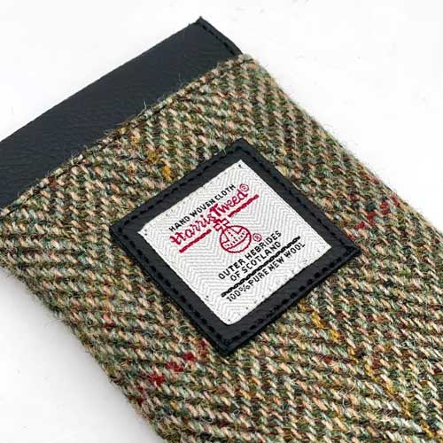 Harris Tweed Glasses Sleeve in Country Green