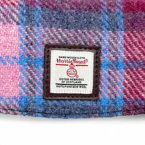 Harris Tweed Ladies Envelope Purse In Pastel Pink