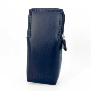Harris Tweed Double Glasses Sleeve in Sky Blue