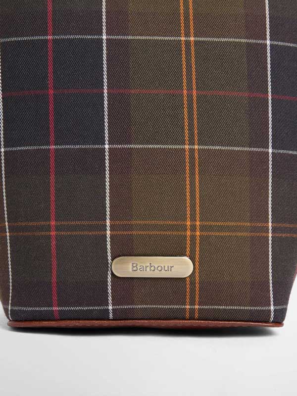Barbour Cedar Mini Bucket Bag Classic Tartan