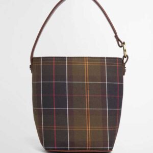 Barbour Cedar Mini Bucket Bag Classic Tartan