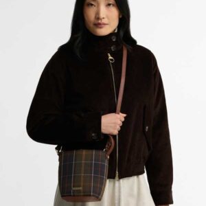 Barbour Cedar Mini Bucket Bag Classic Tartan