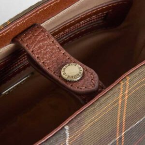 Barbour Cedar Mini Bucket Bag Classic Tartan