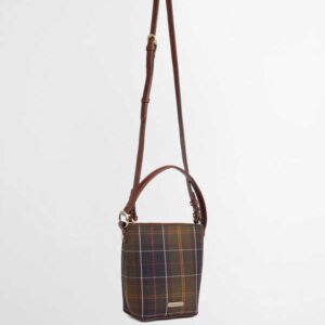 Barbour Cedar Mini Bucket Bag Classic Tartan